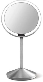 Oglindă cosmetică (10x) cu led/de mărire ø 12 cm Travel – simplehuman