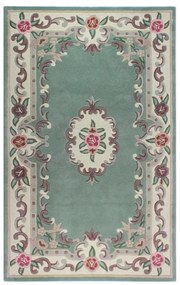 Covor din lână Flair Rugs Aubusson, 120 x 180 cm, verde