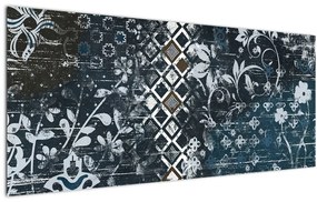 Tablou - Decorațiuni flori (120x50 cm)