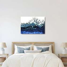Tablou pe sticlă cu bule (70x50 cm)