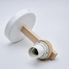 Aplica de perete ELLIE 1xE27/60W/230V albă