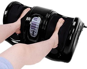 Aparat de masaj Serenity pentru picioare-negru lucios