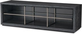Comoda TV design elegant LUX Hennessey S, gri carbune 115111 HZ