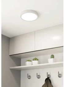 Eglo 900654 - Plafonieră LED pentru baie FUEVA LED/17W/230V albă IP44