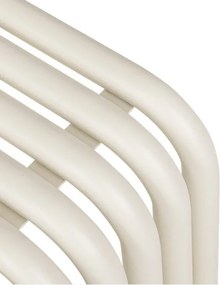 Bancă de grădină bej din metal Nokk – noo.ma