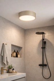 Brilagi - Plafonieră de baie POOL, 3 x E27, 15 W, 230 V, Ø 40 cm, IP54, bej
