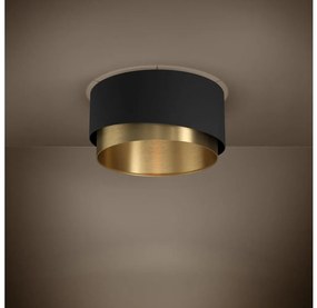 Plafonieră Eglo 39924 MANDERLINE 1xE27/40W/230V negru/auriu