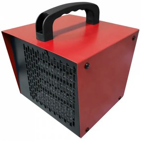 Aeroterma ELITE EIH-1395, 3000W, 25 m², 310 m³/h, Functie de racire, Termostat reglabil, PTC, Rosu