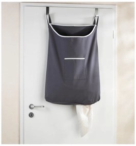 Coș de rufe suspendat Wenko Door Laundry, gri