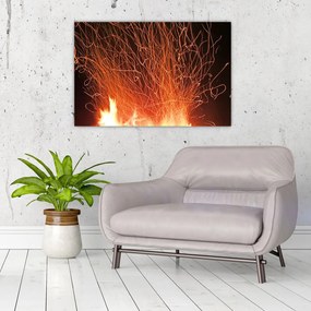 Tablou cu focul (90x60 cm)
