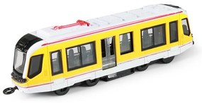 Tramvai din metal Rappa galben, 20 cm