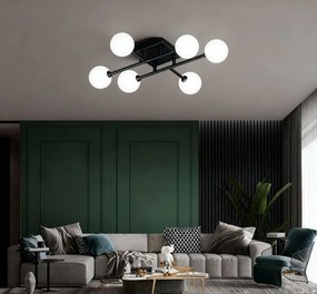 💡 Lustra DN05-6 – Design Geometric cu 6 Abajururi E27