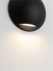 Aplica exterior cu iluminat jos LED IP65 PASSO negru