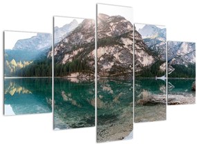 Tablou cu lac montan (150x105 cm)