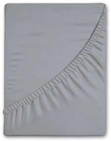 Cearceaf gri din flanelă cu elastic 90x200 cm – Good Morning