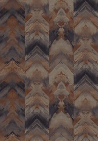 Tapet Reflections, Copper Luxury Geometric, 1838 Wallcoverings, 6.5mp / rola