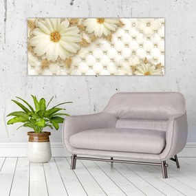 Tablou - Colaj auriu (120x50 cm)