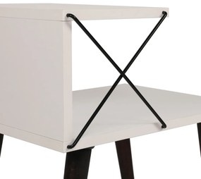 Măsuță de noptieră Cross White
