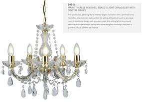 Candelabru elegant design clasic Marie Theresea 5L 699-5 SRT