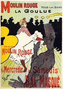Toulouse-Lautrec, Henri de - Reproducere La Goulue, (30 x 40 cm)