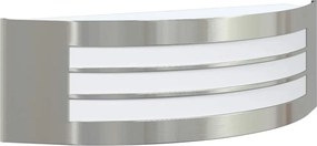 vidaXL Lumină de perete pentru exterior Argintiu 32 x 10 x 10 cm