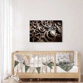 Tablou - Piese de ceas (90x60 cm)