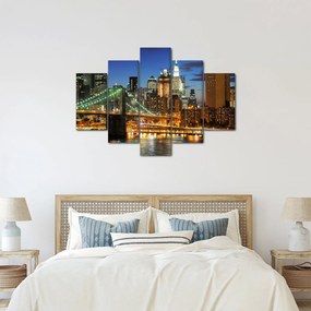 Tablou - Pod cu New York (150x105 cm)