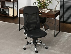 Scaun Olino (negru + crom). Promo -9%. 1110526