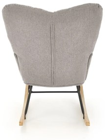 Fotoliu tip balansoar Vasco gri H94 cm