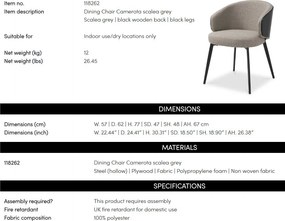 Scaun design elegant LUX Camerota