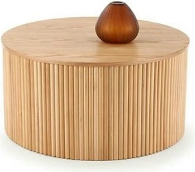 Masuta cafea WOODY, stejar natural, 80x80x41 cm