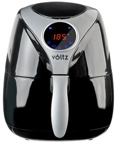 Friteuza cu aer cald Air Fryer Voltz V51980D, 1600W, 3.2 L, Digital, Temporizator, Negru