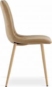 PROMOTIE Scaun catifea maro LAVA calitatea II