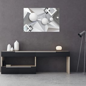 Tablou geometric abstract (90x60 cm)