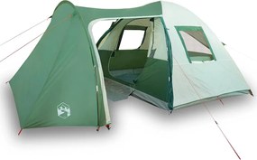 vidaXL Cort de camping cupolă pentru 6 persoane, verde, impermeabil