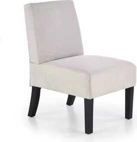 Scaun copii Fido, gri/negru, stofa/lemn de cauciuc, 52X65X75 CM