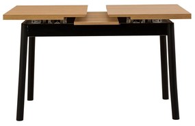 Set mobilier sufragerie Duvasa 24 (negru) (pentru 4 persoane). 1093795