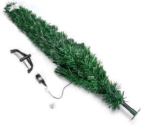 Aigostar - Brad de Crăciun LED pentru exterior, 180 cm, 6 W, 230 V, IP44, alb cald