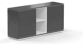 Dulap jos Creator 162,8 x 44,5 x 80,3 cm, alb / antracit