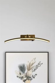 Searchlight 79822-50SB - Aplica LED pentru tablouri SANTORINI LED/11,03W/230V alamă