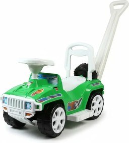 Masinuta copii si bebe NOVOKIDS™ My first SUV Car XXL , Lungime 85 cm, Maner de impins pentru parinti detasabil, Functie trotineta fara pedale,