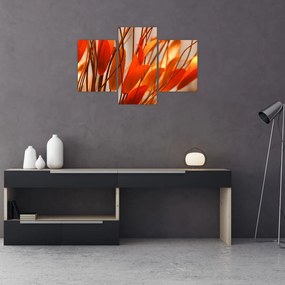 Tablou - Frunze înflorite (90x60 cm)