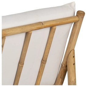 Fotoliu alb Bamboo – Ixia