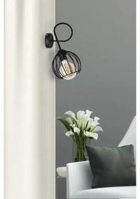 Aplică OXFORD 1xE27/15W/230V neagră