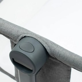 Baby Mix Pătuț suplimentar Rose gri, 84 x 80 x 52 cm