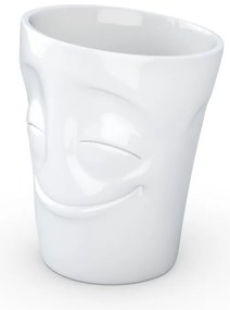 Cană cu toartă din porțelan 58products, 350 ml, alb