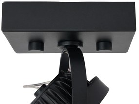 Spot modern negru montat la suprafață, cu LED dimabil - Apollo