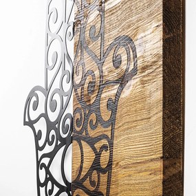Accesoriu decorativ de perete din lemn Hamse
