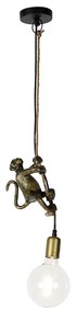 Lampa suspendata vintage aurie - Animal Monkey