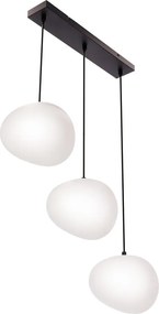 Lustră alb-negru Stones – Candellux Lighting